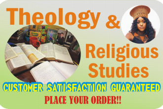 write history, arts, religion, and theology work for you
