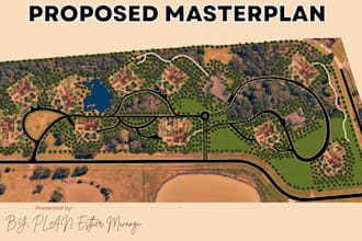 do masterplans, site plans and land use designs