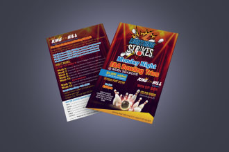 design corporate, party, food, event, professional flyer