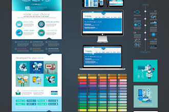 create website design or psd website UI UX design,  xd or figma website
