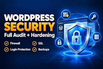 fix wordpress security with a full audit and hardening