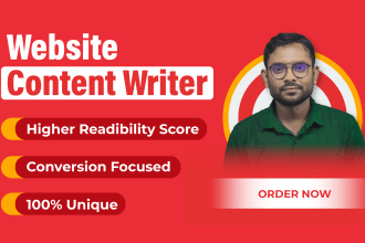 be your SEO website content writer and copywriter