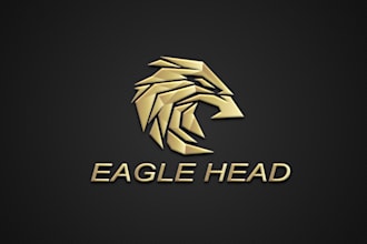 creative minimalist and modern logo design in polygon shape