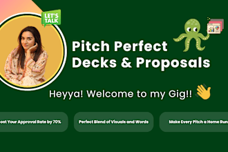 structure, write, and design your sales or pitch deck