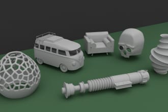 model 3d product on rhino3d and grasshopper, ready to print