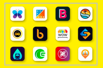 design any or professional app icon logo