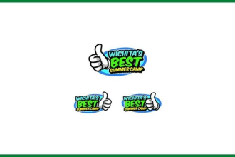 be make childcare, daycare, kids and education creative logo