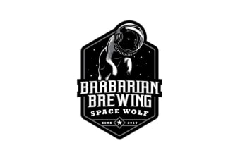 do smart classic premium space wolf ipa t shirt logo for your business