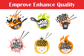do vector tracing, redraw logo professionally