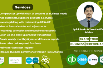 do cloud accounting and bookkeeping in quickbooks online, xero and wave app