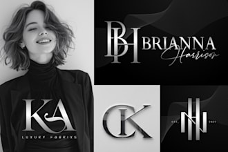 design an elegant minimalist or real estate logo