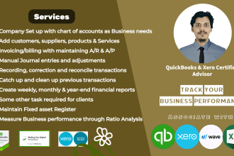 conduct bank reconciliation, ecommerce bookkeeping in quickbooks online and xero