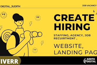 design job board, agency, recruitment, consulting website for you
