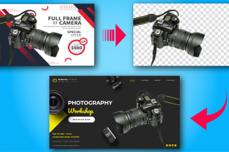 do professional photo background removal, white or transparent, and resize