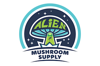 design an awesome mushroom logo for you