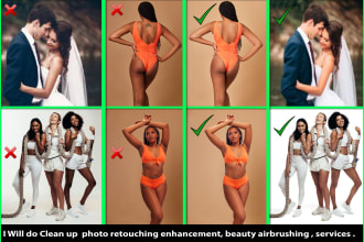 do photo retouching enhancement, beauty airbrushing services