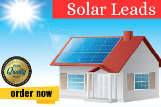 provide solar leads through google maps