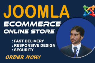 make responsive joomla website and ecommerce online store