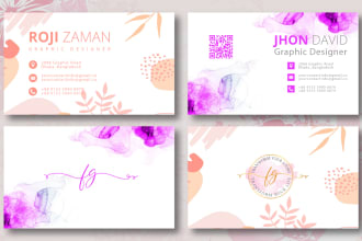 design a professional elegant business card