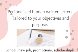 edit reference letters and letters of recommendation