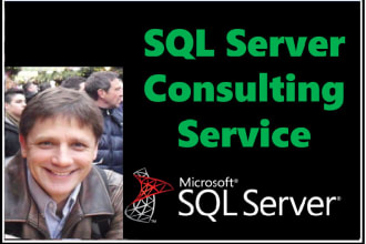 consult, advise or assist you with microsoft sql server development