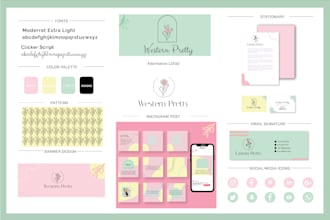 do minimal logo, signature branding kit, brand identity, brand style guide
