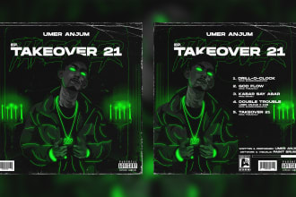 design illustrative single cover art or album cover art