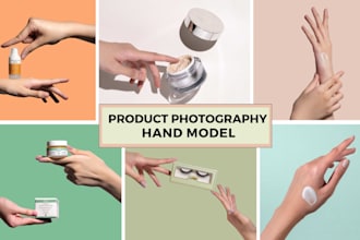 create unique product photography with a hand model