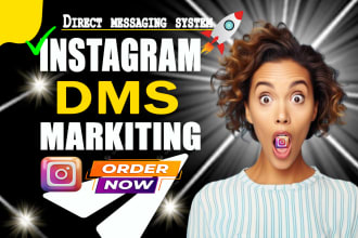 instagram marketing and send direct message mass dm promotion