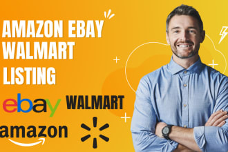 do amazon, ebay and walmart listing