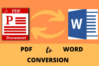convert PDF to word or word to PDF