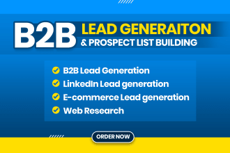 do targeted b2b leads and web research