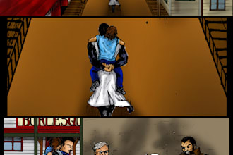 Best Price!  do  pages for your comic book or graphic novels