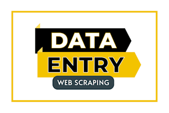 do data entry, data scraping, mining, copy paste or email list