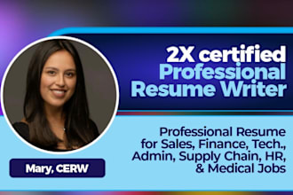 write finance, sales, tech, admin, medical, teaching, software developer, resume