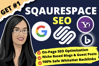 provide perfect on page SEO service for squarespace