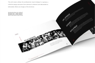 design a brochure at the level of fortune 500 brands