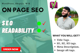 do yoast on page SEO with green article readability