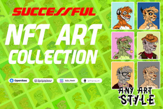 design a collectible nft mascot for you