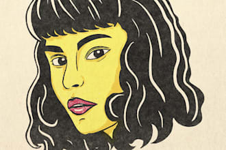 draw vintage comic avatar from your photo