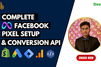 setup shopify meta facebook pixel conversion API for ecommerce tracking
