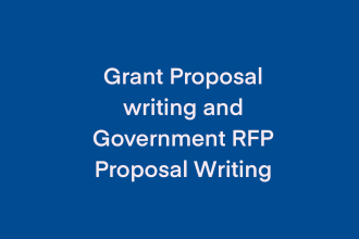 write grant application and rfp proposal