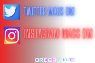 do instagram mass dm or twitter mass dm