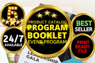 design catalog, booklet, product catalog, event program