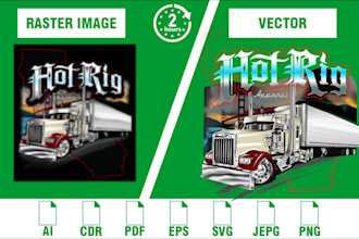 recreate logo convert to vector quickly remake cleanup vectorize image