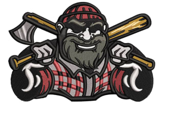 provide embroidery design or logo with fast service