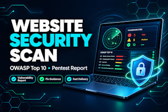 do website vulnerability assessment and owasp security scan