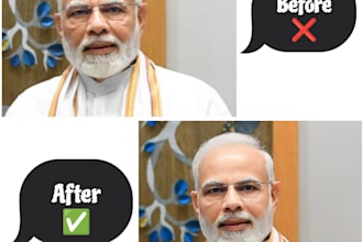 enhance, improve, unblur, restore, upscale low quality photos