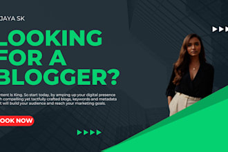 write weekly blogs for your website