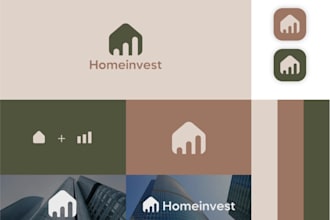 design modern and unique logo, create brand symbol
